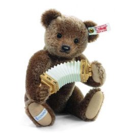 Lladro Steiff Accordion Player Bear Limited Edition