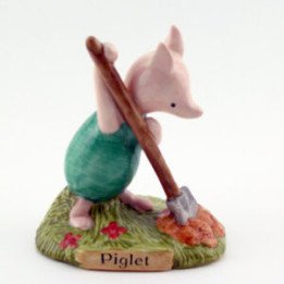 Piglet Planting Haycorn | Royal Doulton Limited Edition