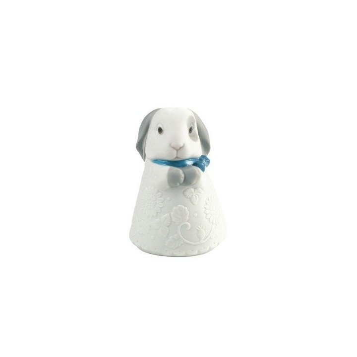 Little Bunny Blue Nao Porcelain Hand Painted