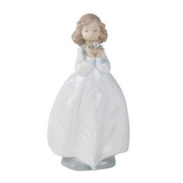 The Flower Girl Nao Porcelain Hand Painted