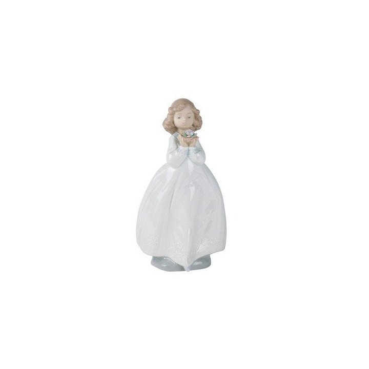 The Flower Girl Nao Porcelain Hand Painted
