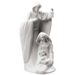 Nativity Of Jesus White Nao Porcelain Figurine