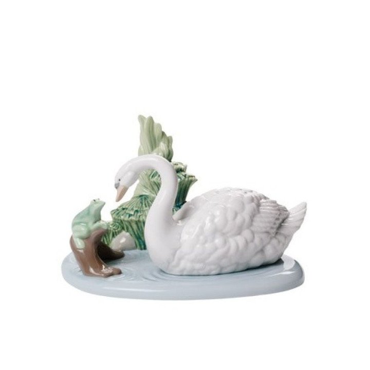 Friends In The Lake Nao Porcelain Hand Painted