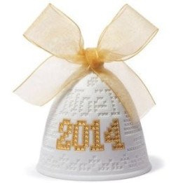 Annual 2014 Bell Gold ReDeco Lladro Porcelain