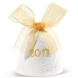 Annual 2017 Bell Gold ReDeco Lladro Porcelain