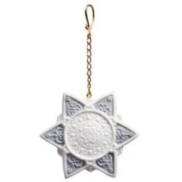 Lladro Star Ornament Spanish Hand Painted Porcelain