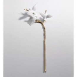 Lladro Magic Forest Gold Plated Hair Stick Porcelain