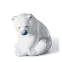 Polar Bear Seated Lladro Porcelain Figurine
