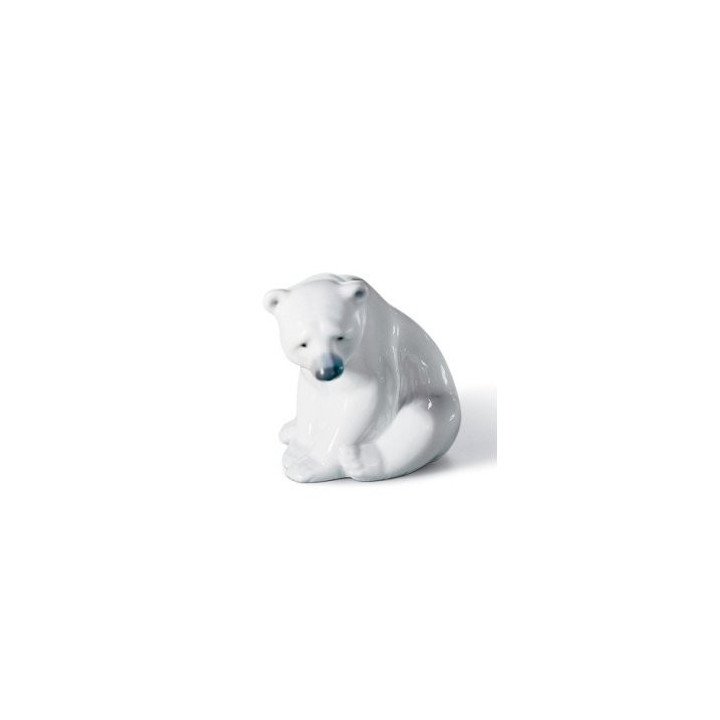 Polar Bear Seated Lladro Porcelain Figurine
