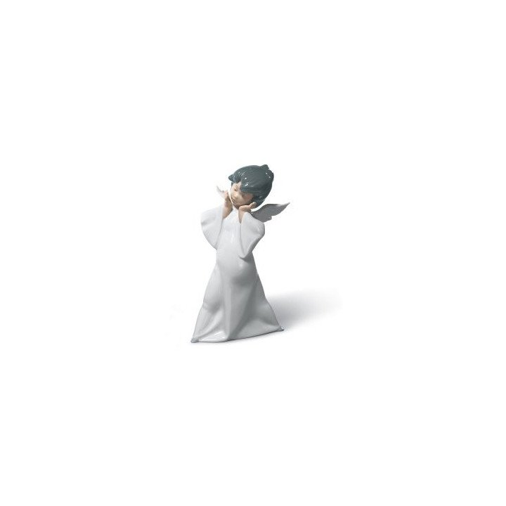 Mime Angel Lladro Porcelain Figurine