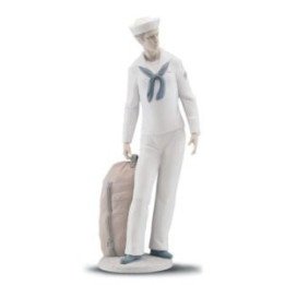 On Shore Leave Lladro Porcelain Figurine