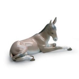 Donkey Lladro Porcelain Figurine