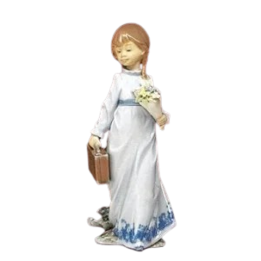 School Days Lladro Porcelain Figurine