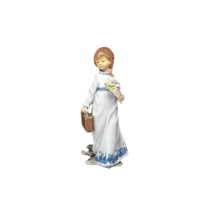 School Days Lladro Porcelain Figurine