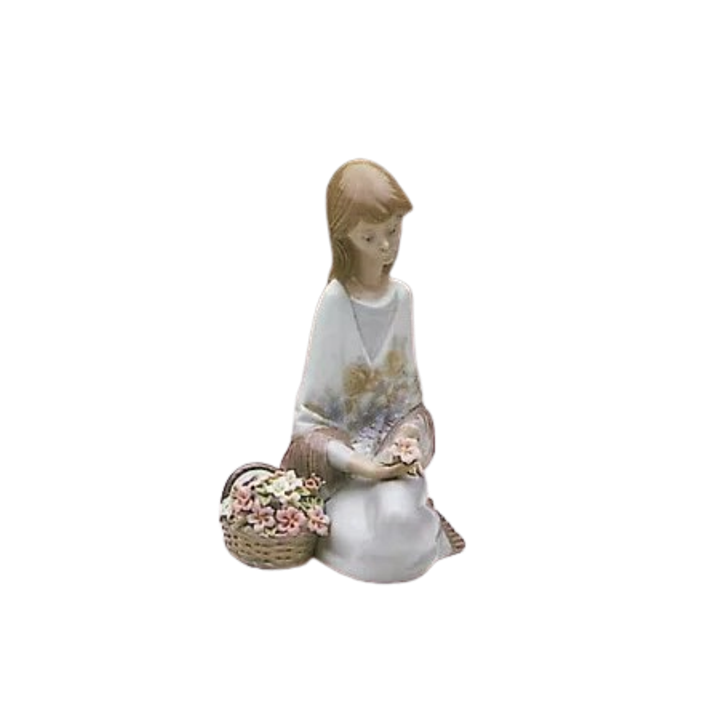 Flower Song Lladro Porcelain Figurine