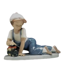 All Aboard Lladro Porcelain Figurine
