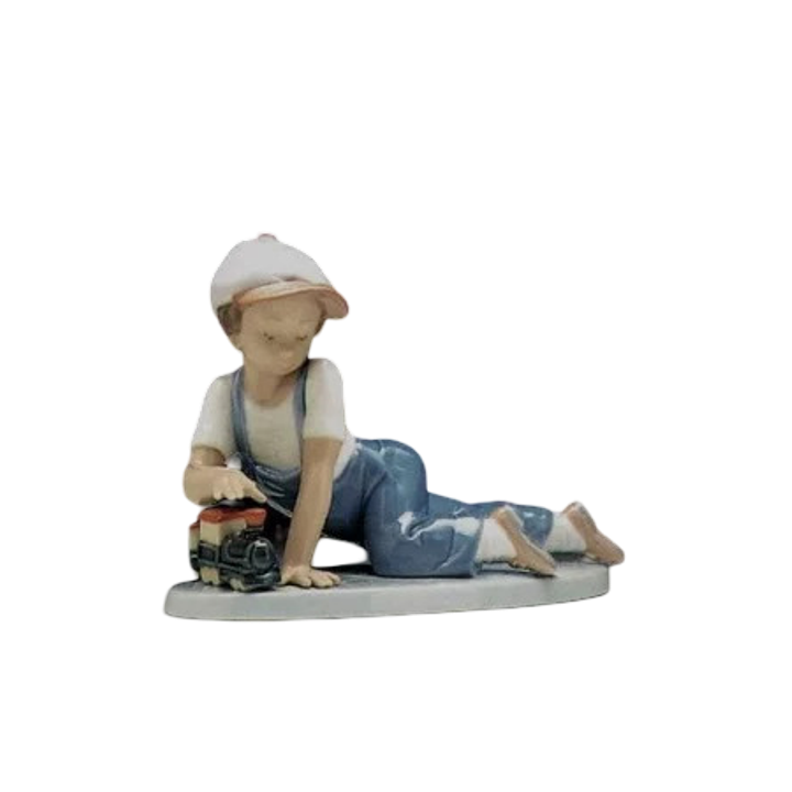 All Aboard Lladro Porcelain Figurine