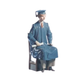 Boy Graduate Lladro Porcelain Figurine