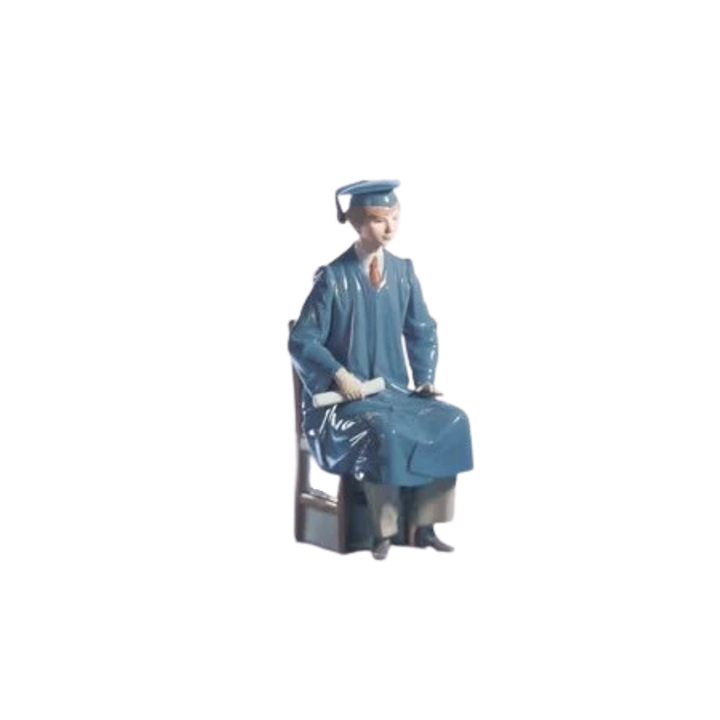 Boy Graduate Lladro Porcelain Figurine