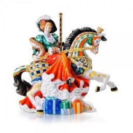 Christmas Carousel Figurine | English Ladies