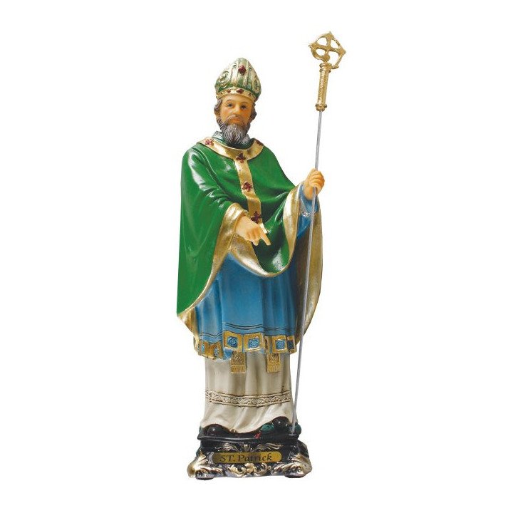 Saint Patrick Florentine Statue | Catholic Gifts
