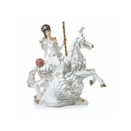 Bride Brunette Carousel Figurine | English Ladies